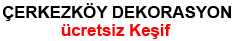 Çerkezköy Dekorasyon | Çerkezköy Alçı Boya Tadilat